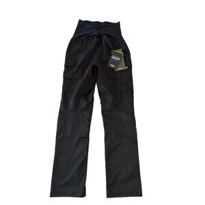 NWT Blaklader Cargo Work Pants Womens XS Black Maternity Stretch Pockets Utility